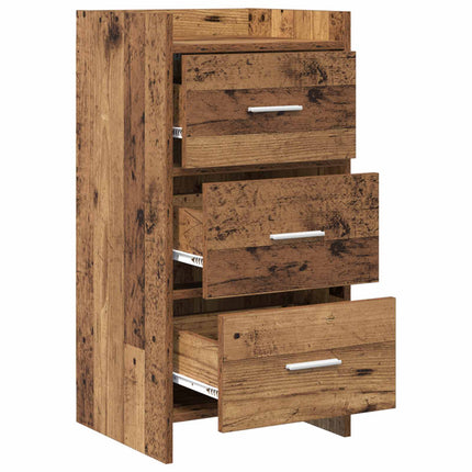 Sideboard Gammalt trä 40 x 36 x 80 cm Konstruerat trä