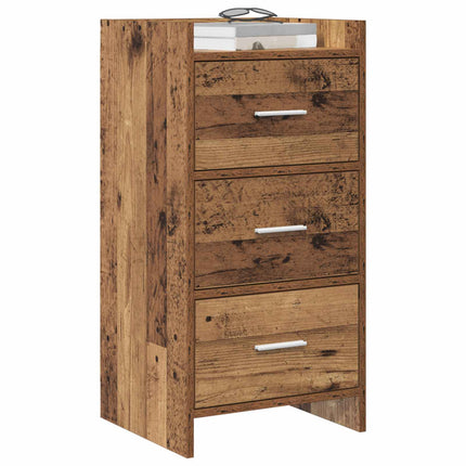 Sideboard Gammalt trä 40 x 36 x 80 cm Konstruerat trä