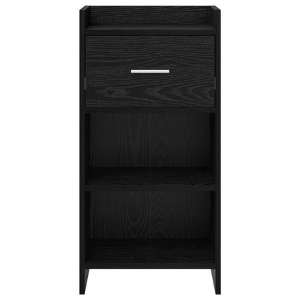 Sideboard Svart ek 40 x 36 x 80 cm Konstruerat trä