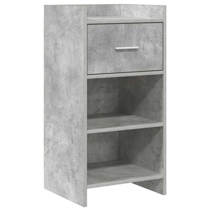 Sideboard Betonggrå 40 x 36 x 80 cm Konstruerat trä