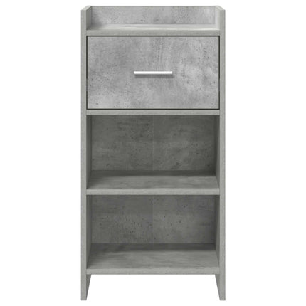 Sideboard Betonggrå 40 x 36 x 80 cm Konstruerat trä