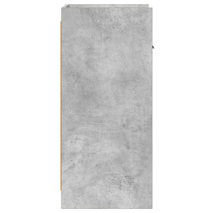 Sideboard Betonggrå 40 x 36 x 80 cm Konstruerat trä