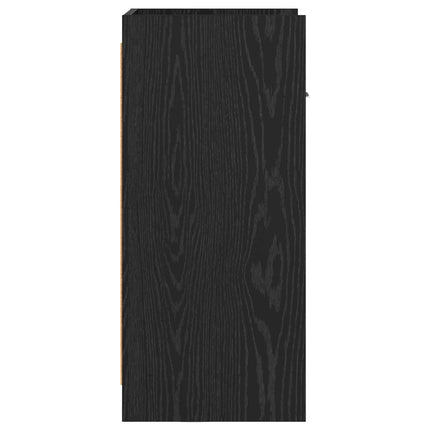 Sideboard Svart ek 40 x 36 x 80 cm Konstruerat trä