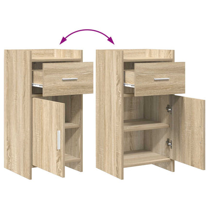 Sideboard Sonoma-ek 40 x 36 x 80 cm Konstruerat trä