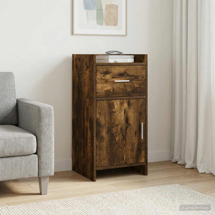 Sideboard Rökt ek 40 x 36 x 80 cm Konstruerat trä
