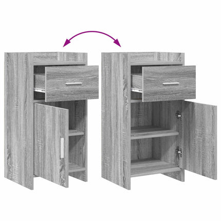 Sideboard Grå Sonoma 40 x 36 x 80 cm Konstruerat trä