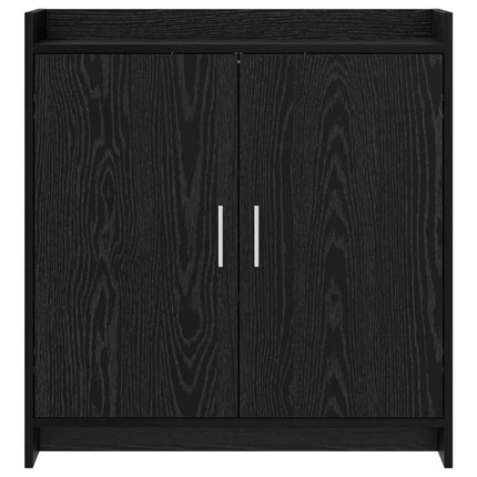 Sideboard Svart ek 72 x 36 x 80 cm Konstruerat trä