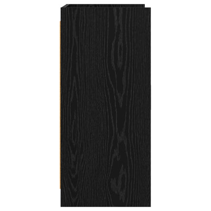 Sideboard Svart ek 72 x 36 x 80 cm Konstruerat trä
