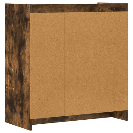 Sideboard Rökt ek 72 x 36 x 80 cm Konstruerat trä