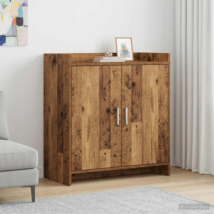 Sideboard Gammalt trä 72 x 36 x 80 cm Konstruerat trä