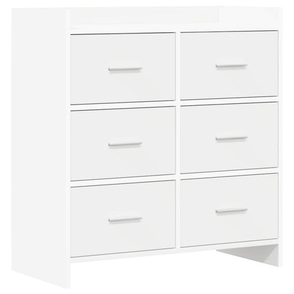 Sideboard Vit 75 x 33 x 80 cm Konstruerat trä