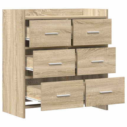 Sideboard Sonoma-ek 75 x 33 x 80 cm Konstruerat trä