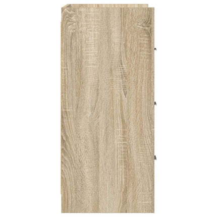 Sideboard Sonoma-ek 75 x 33 x 80 cm Konstruerat trä
