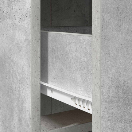 Sideboard Betonggrå 75 x 33 x 80 cm Konstruerat trä