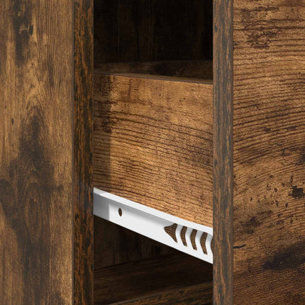 Sideboard Rökt ek 75 x 33 x 80 cm Konstruerat trä