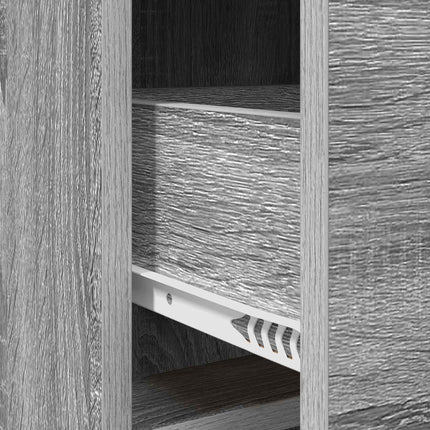 Sideboard Grå Sonoma 75 x 33 x 80 cm Konstruerat trä