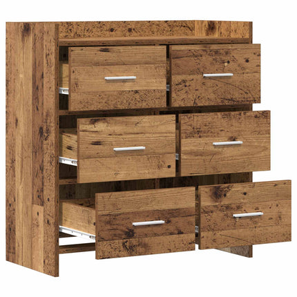 Sideboard Gammalt trä 75 x 33 x 80 cm Konstruerat trä