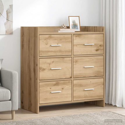 Sideboard Artisan-ek 75 x 33 x 80 cm Konstruerat trä