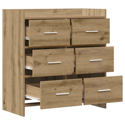 Sideboard Artisan-ek 75 x 33 x 80 cm Konstruerat trä