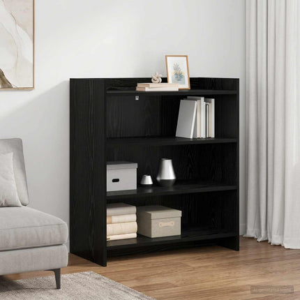 Sideboard Svart ek 75 x 36 x 80 cm Konstruerat trä