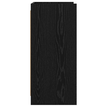 Sideboard Svart ek 75 x 36 x 80 cm Konstruerat trä