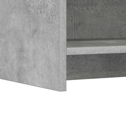 Sideboard Betonggrå 75 x 36 x 80 cm Konstruerat trä