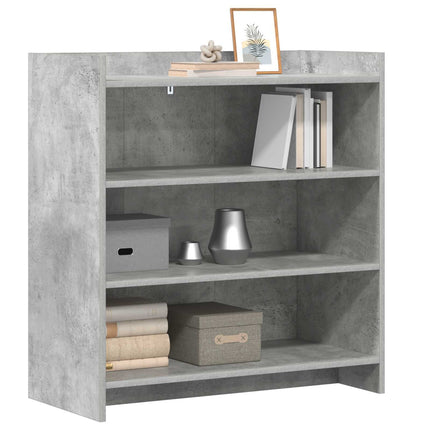 Sideboard Betonggrå 75 x 36 x 80 cm Konstruerat trä