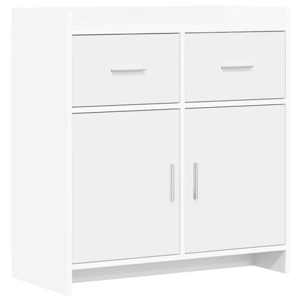 Sideboard Vit 75 x 36 x 80 cm Konstruerat trä