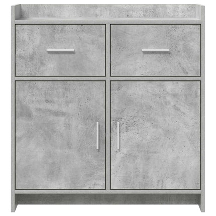 Sideboard Betonggrå 75 x 36 x 80 cm Konstruerat trä