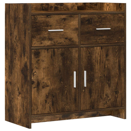 Sideboard Rökt ek 75 x 36 x 80 cm Konstruerat trä