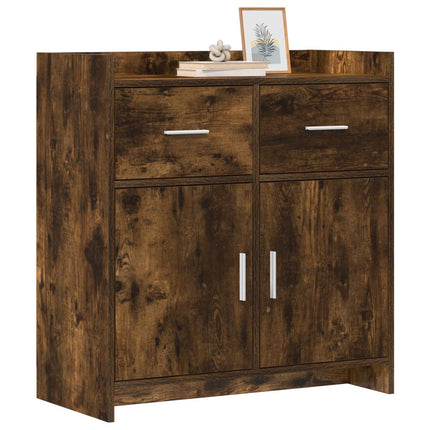 Sideboard Rökt ek 75 x 36 x 80 cm Konstruerat trä
