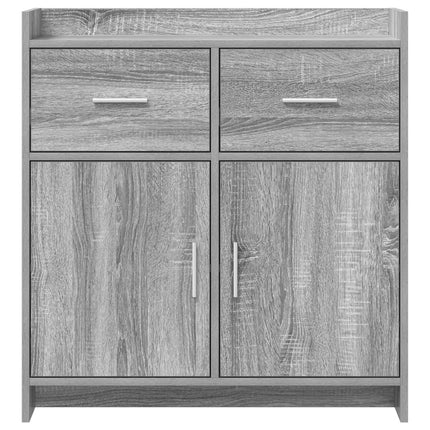 Sideboard Grå Sonoma 75 x 36 x 80 cm Konstruerat trä