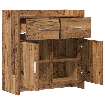 Sideboard Gammalt trä 75 x 36 x 80 cm Konstruerat trä