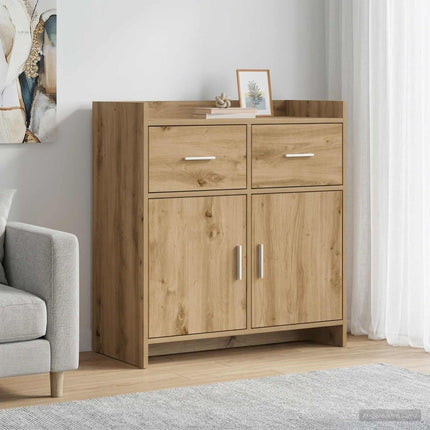 Sideboard Artisan-ek 75 x 36 x 80 cm Konstruerat trä