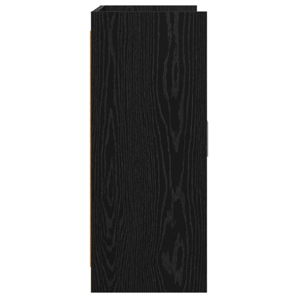 Sideboard Svart ek 98,5 x 33 x 80 cm Konstruerat trä