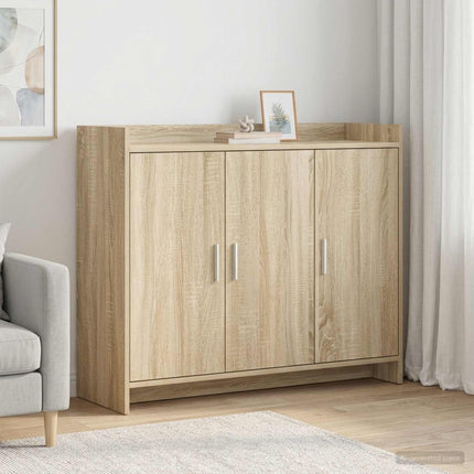 Sideboard Sonoma-ek 98,5 x 33 x 80 cm Konstruerat trä