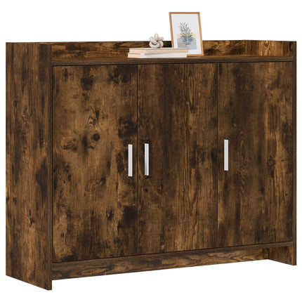 Sideboard Rökt ek 98,5 x 33 x 80 cm Konstruerat trä