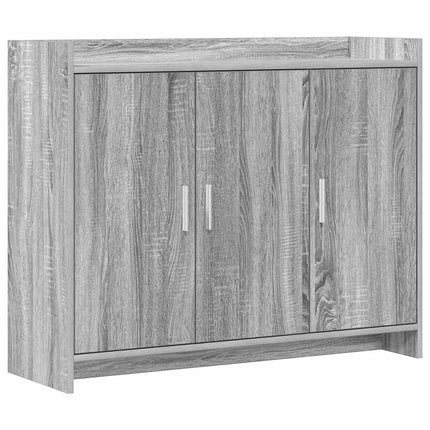 Sideboard Grå Sonoma 98,5 x 33 x 80 cm Konstruerat trä