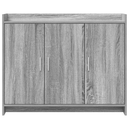 Sideboard Grå Sonoma 98,5 x 33 x 80 cm Konstruerat trä