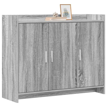 Sideboard Grå Sonoma 98,5 x 33 x 80 cm Konstruerat trä