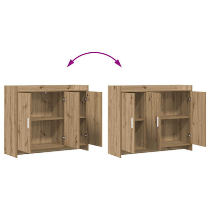 Sideboard Artisan-ek 98,5 x 33 x 80 cm Konstruerat trä
