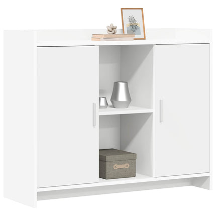 Sideboard Vit 98,5 x 33 x 80 cm Konstruerat trä
