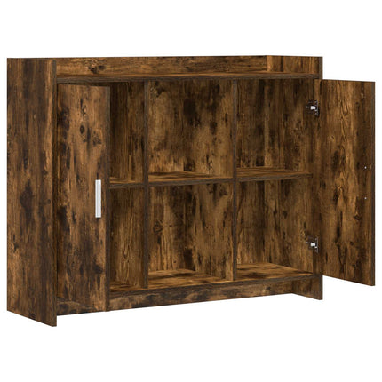 Sideboard Smoked Oak 98,5 x 33 x 80 cm Konstruerat trä
