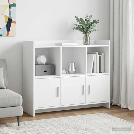 Sideboard Vit 98,5 x 33 x 80 cm Konstruerat trä