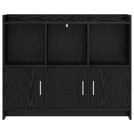Sideboard Svart ek 98,5 x 33 x 80 cm Konstruerat trä