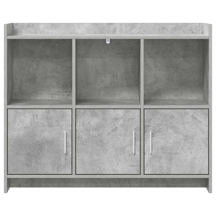 Sideboard Betonggrå 98,5 x 33 x 80 cm Konstruerat trä