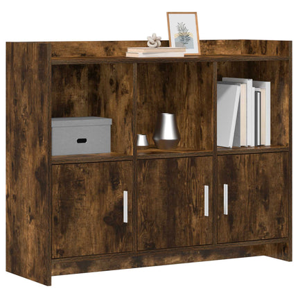 Sideboard Rökt ek 98,5 x 33 x 80 cm Konstruerat trä