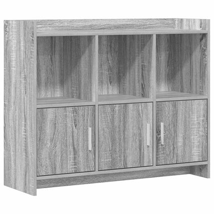Sideboard Grå Sonoma 98,5 x 33 x 80 cm Konstruerat trä