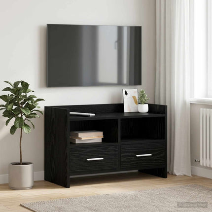 TV-skåp 71,5 x 33 x 47 cm Svart ek Konstruerat trä