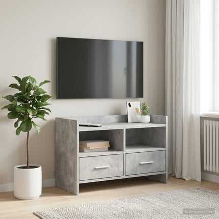 TV-skåp 71,5 x 33 x 47 cm Betonggrå Konstruerat trä